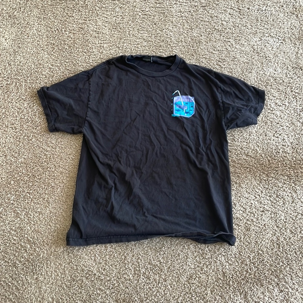 Black 180tide Ocean Juice t-shirt, size LARGE